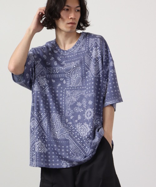 FUNALIVE(ファンアライブ)の「昇華プリントBIG半袖TEE(Tシャツ/カットソー・メンズ・ホワイト系その他2/ホワイト系その他5/ホワイト系その他3/ホワイト系その他4/ホワイト系その他6/ホワイト系その他・F)」の14枚目の写真