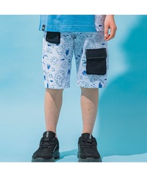 WASK（ワスク）の「WASK/5.5分丈地図柄ポケット付きニットサッカーパンツ（その他パンツ・キッズ）」