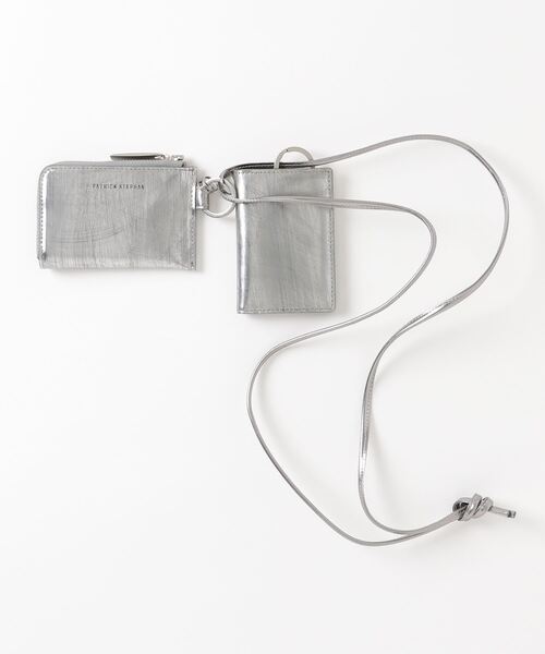 PATRICK STEPHAN/パトリックステファン/183AWA06 Leather wallet & card case 'empty-handed' ネックウォレット