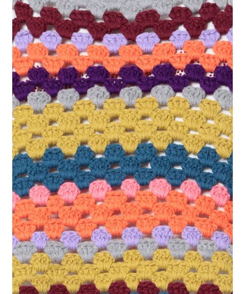 jouetie（ジュエティ）の「クロシェホルターネックニット【セットアップ対応】（ニット/セーター・レディース・ブラック/イエロー・MEDIUM）」の6枚目の写真