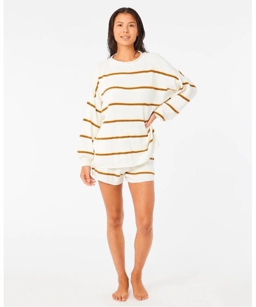 【セール】【RIPCURL（リップカール）】レディースボーダーセーター PREMIUM KNIT SWEATER（ニット/セーター）｜RIP CURL（リップカール）