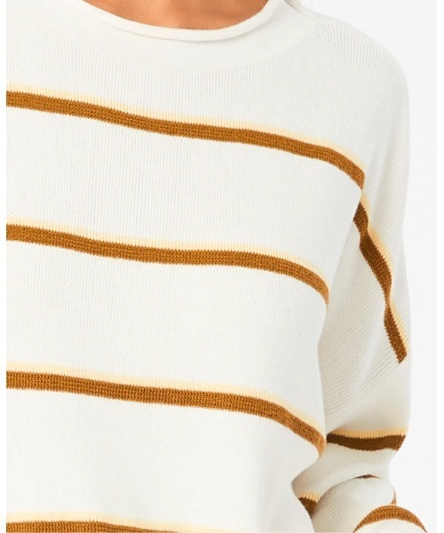 【セール】【RIPCURL（リップカール）】レディースボーダーセーター PREMIUM KNIT SWEATER（ニット/セーター）｜RIP CURL（リップカール）