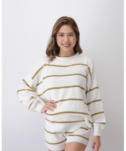 【セール】【RIPCURL（リップカール）】レディースボーダーセーター PREMIUM KNIT SWEATER（ニット/セーター）｜RIP CURL（リップカール）