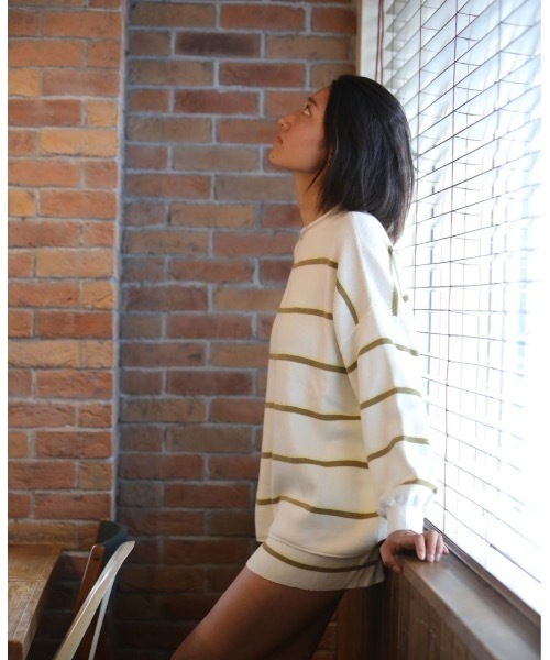 【セール】【RIPCURL（リップカール）】レディースボーダーセーター PREMIUM KNIT SWEATER（ニット/セーター）｜RIP CURL（リップカール）