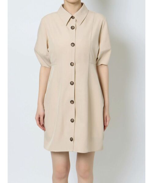 MURUA（ムルーア）の「ランタンスリーブミニワンピース（ワンピース・レディース・アイボリー/ブラウン・FREE）」の16枚目の写真