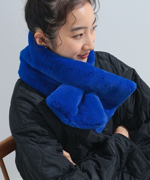 Ray BEAMS（レイビームス）の「Ray BEAMS / フェイクファー ティペット（マフラー・レディース・ブラック/ブルー/その他/ベージュ・ONE SIZE）」の10枚目の写真