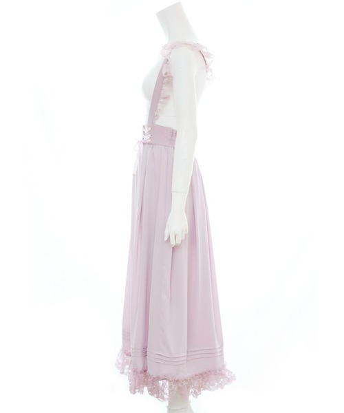 Secret Honey（シークレットハニー）の「レースアップコルセットロングスカート（スカート・レディース・ブラック/ピンク/グレー・MEDIUM）」の5枚目の写真