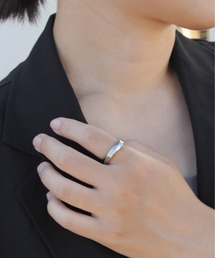 金属アレルギー対応「ieLS」ステンレス　ペアリング　ツイスト