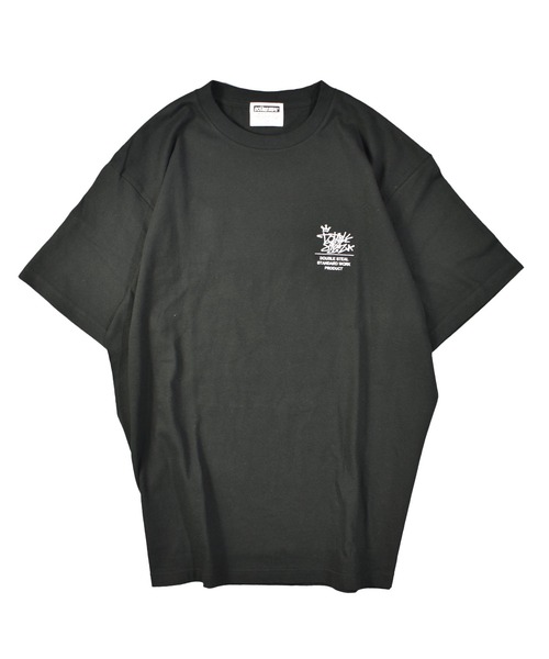 DOUBLE STEAL(ダブルスティール)の「タギング刺繍 Tシャツ(Tシャツ/カットソー・メンズ・ブラック/ライトブルー/モスグリーン/ホワイト・MEDIUM/LARGE/X-LARGE)」の10枚目の写真