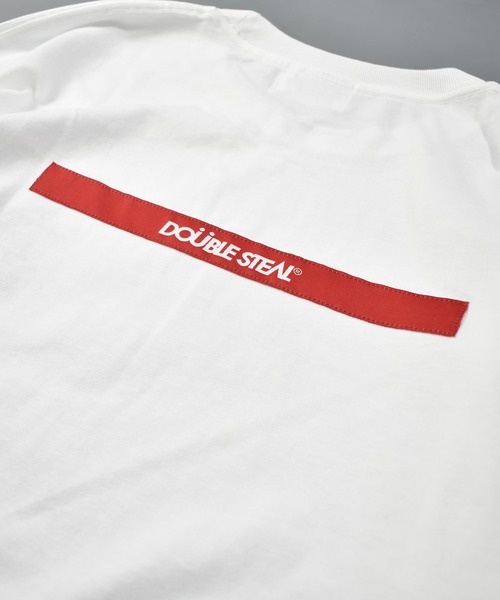 DOUBLE STEAL(ダブルスティール)の「タギング刺繍 Tシャツ(Tシャツ/カットソー・メンズ・ブラック/ライトブルー/モスグリーン/ホワイト・MEDIUM/LARGE/X-LARGE)」の11枚目の写真