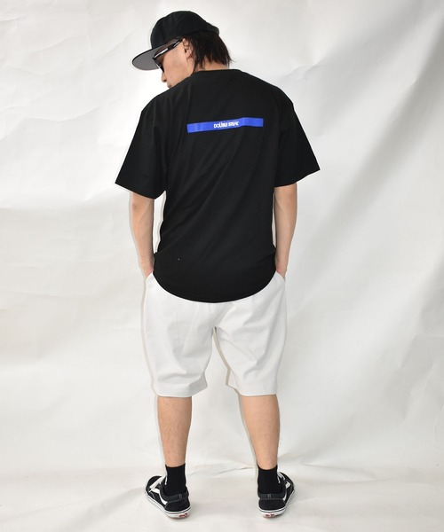 DOUBLE STEAL(ダブルスティール)の「タギング刺繍 Tシャツ(Tシャツ/カットソー・メンズ・ブラック/ライトブルー/モスグリーン/ホワイト・MEDIUM/LARGE/X-LARGE)」の16枚目の写真