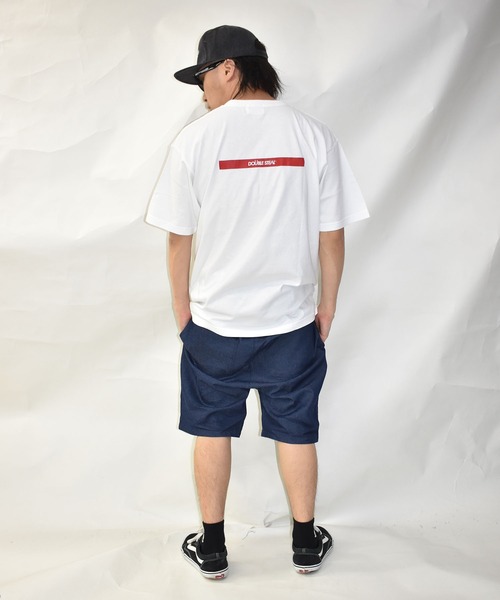DOUBLE STEAL(ダブルスティール)の「タギング刺繍 Tシャツ(Tシャツ/カットソー・メンズ・ブラック/ライトブルー/モスグリーン/ホワイト・MEDIUM/LARGE/X-LARGE)」の19枚目の写真