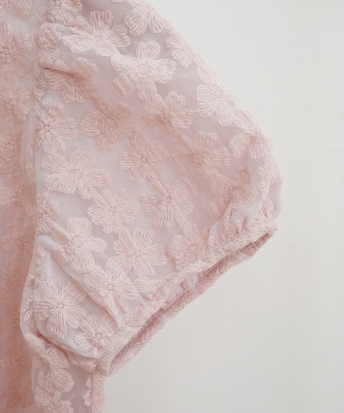 flower（フラワー）の「フラワーシャワーブラウス（シャツ/ブラウス・レディース・ブラウン/アイボリー/ブルー/ピンク・FREE）」の21枚目の写真
