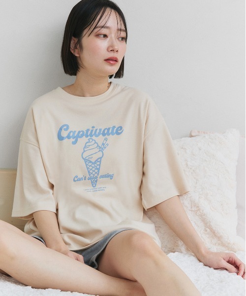 ad thie(アドティエ)の「ルームウエア セットアップ(SS)(ルームウェア/パジャマ・レディース・チャコールグレー×ブラック/オフホワイト/アイボリー系/ベージュ系/ピンク/杢グレー/ピンク系/チャコール/ブラック/ブラウン/チャコールグレー/アイボリー系2/グレー系2/ベージュ系2/ピンク系2/ブラック×ブラック/グレー系その他・FREE/LL)」の14枚目の写真