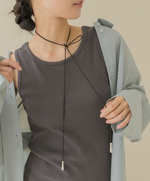 SMELLY（スメリー）の「メタルエンドロングコードチョーカー（チョーカー・レディース・シルバー系その他・-）」の5枚目の写真