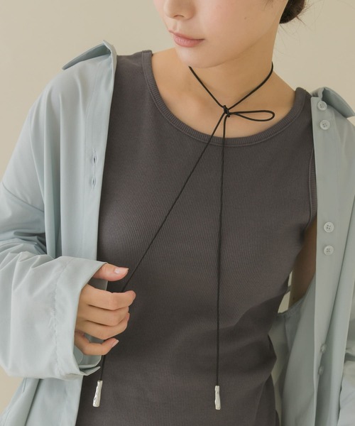 SMELLY（スメリー）の「メタルエンドロングコードチョーカー（チョーカー・レディース・シルバー系その他・-）」の8枚目の写真