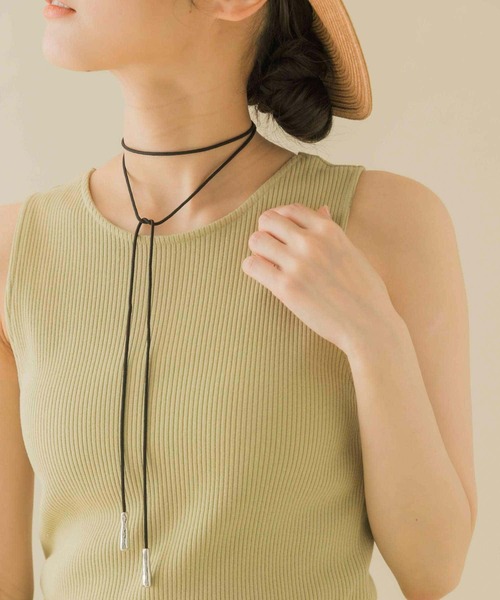 SMELLY（スメリー）の「メタルエンドロングコードチョーカー（チョーカー・レディース・シルバー系その他・-）」の6枚目の写真