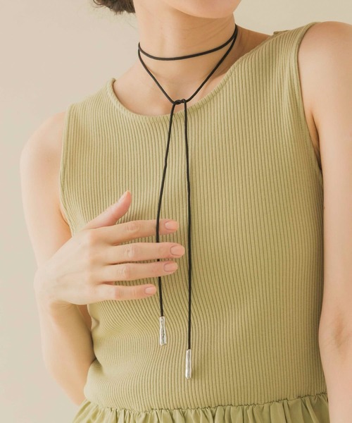 SMELLY（スメリー）の「メタルエンドロングコードチョーカー（チョーカー・レディース・シルバー系その他・-）」の3枚目の写真