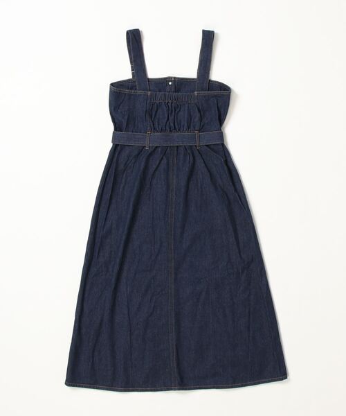 Per sist ence（パーシエンス）の「Per sist ence/パーシエンス　ウエストベルト付きジャンパースカート（ジャンパースカート・レディース・ダークグレー/インディゴブルー/カーキ・FREE）」の4枚目の写真