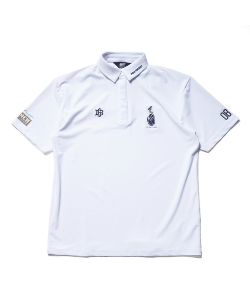 BENCH AT THE GREENE GOLF(ベンチアットザグリーンゴルフ)の「BENCH AT THE GREENE GOLF / ポロシャツ(ポロシャツ・メンズ・ブラック/ホワイト・MEDIUM/LARGE/X-LARGE)」の11枚目の写真