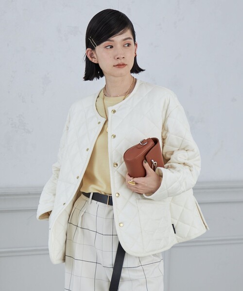 NOLLEY’S(ノーリーズ)の「◇【WEB限定】【TRADITIONAL WEATHERWEAR】NEW FENWICKノーリーズ別注(ブルゾン・レディース・ブラック/オフホワイト/ネイビー・30/32)」の7枚目の写真