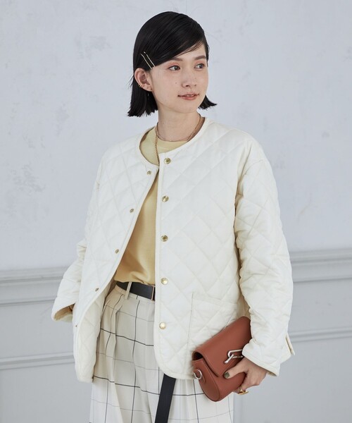 NOLLEY’S(ノーリーズ)の「◇【WEB限定】【TRADITIONAL WEATHERWEAR】NEW FENWICKノーリーズ別注(ブルゾン・レディース・ブラック/オフホワイト/ネイビー・30/32)」の9枚目の写真