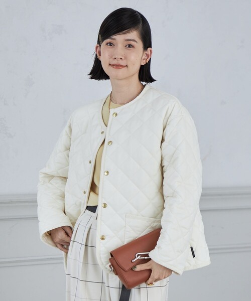 NOLLEY’S(ノーリーズ)の「◇【WEB限定】【TRADITIONAL WEATHERWEAR】NEW FENWICKノーリーズ別注(ブルゾン・レディース・ブラック/オフホワイト/ネイビー・30/32)」の11枚目の写真