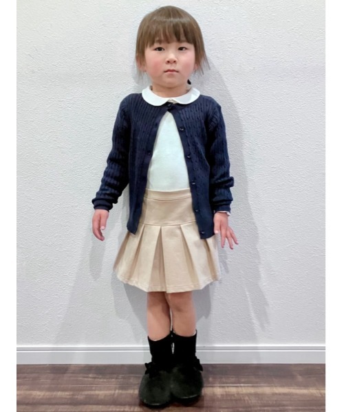 GAP(ギャップ)の「ラウンドカラーtシャツ (幼児)(Tシャツ/カットソー・キッズ・アイボリー/ホワイト×ブラック/ホワイト系その他/ネイビー/ピンク/グレー・18-24M/4 YRS/12-18M/2 YRS/3 YRS/5 YRS)」の11枚目の写真