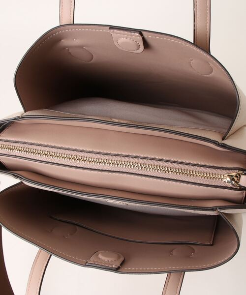 Jewelna Rose（ジュエルナローズ）の「ファニング トートバッグ A4サイズ 16173（トートバッグ・レディース・オリーブ/アイボリー/ダークブラウン/パープル系その他・FREE）」の18枚目の写真