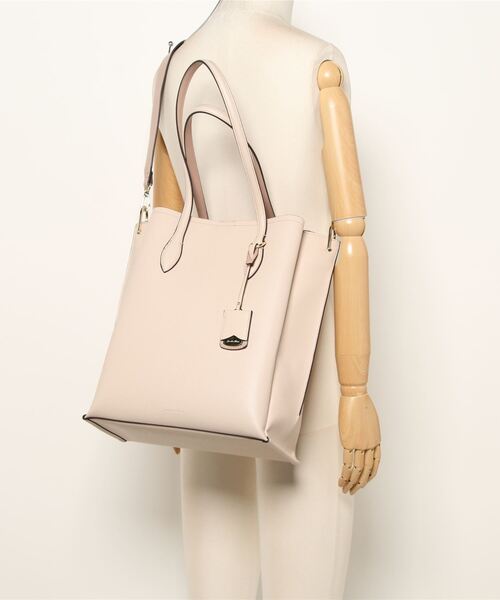 Jewelna Rose（ジュエルナローズ）の「ファニング トートバッグ A4サイズ 16173（トートバッグ・レディース・オリーブ/アイボリー/ダークブラウン/パープル系その他・FREE）」の15枚目の写真