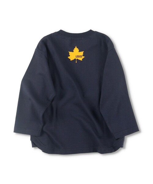 LOGOS（ロゴス）の「【LOGOS/ロゴス】 branshes限定：長袖Tシャツ_ロンT（Tシャツ/カットソー・キッズ・アイボリー/ネイビー・100/110/150/90/120/140/130）」の18枚目の写真