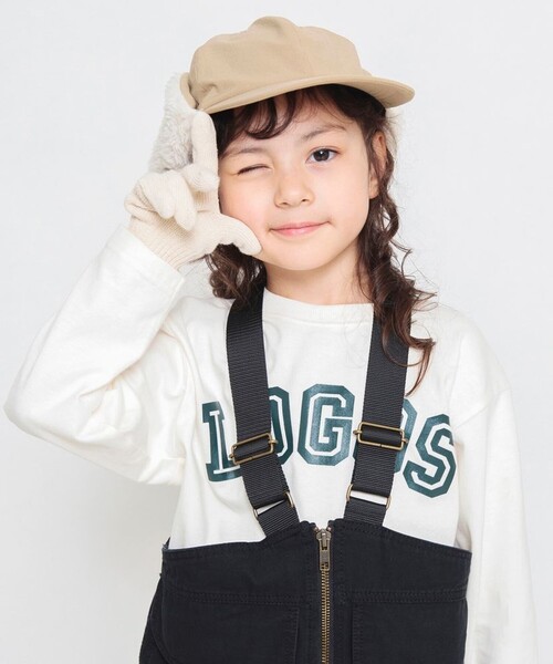 LOGOS（ロゴス）の「【LOGOS/ロゴス】 branshes限定：長袖Tシャツ_ロンT（Tシャツ/カットソー・キッズ・アイボリー/ネイビー・100/110/150/90/120/140/130）」の10枚目の写真