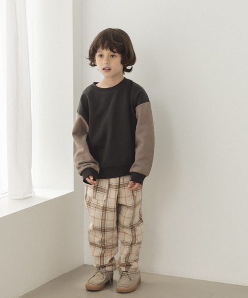 トレーナー スウェット エイジング加工　エルボーパッチトレーナー レディース WEGO トレーナー スウェット WEGO/THEBOYエルボーパッチクルー