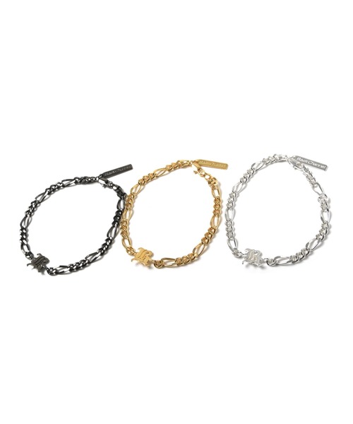 Back Channel(バックチャンネル)の「OLD-E BRACELET(ブレスレット・メンズ・ゴールド/シルバー/ブラック・ONE SIZE)」の4枚目の写真