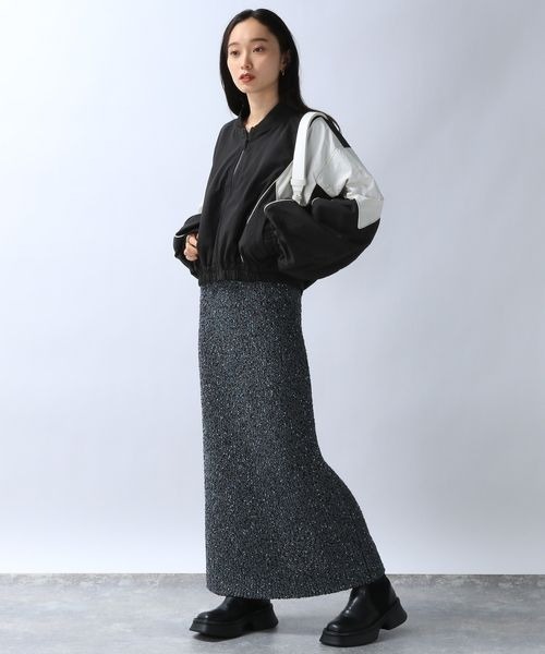 JEANASIS スパンコールナロースカート 黒 楽天市場】【SALE／50%OFF】スパンコールナロースカート