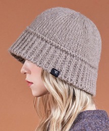 VARZAR（バザール）の「VARZAR(バザール)/Monogram Label Wool Knit Bucket Hat/モノグラム ラベル ウール ニット バケットハット（ハット）」