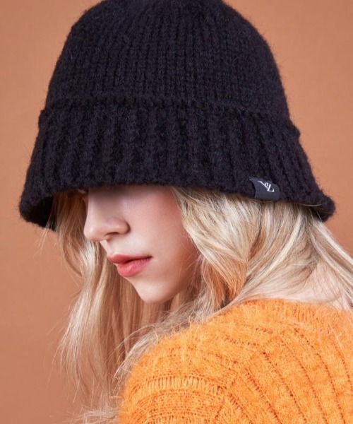 VARZAR（バザール）の「VARZAR(バザール)/Monogram Label Wool Knit Bucket Hat/モノグラム ラベル ウール ニット バケットハット（ハット・レディース・ベージュ/グレー/ブラック/モカ・FREE）」の11枚目の写真