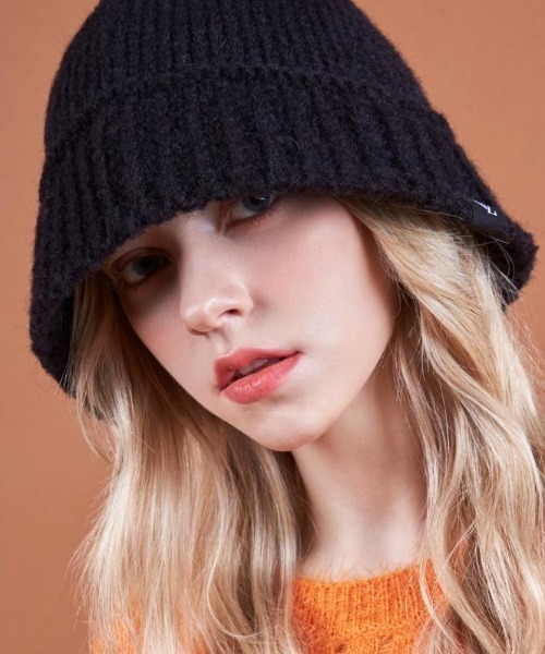 VARZAR（バザール）の「VARZAR(バザール)/Monogram Label Wool Knit Bucket Hat/モノグラム ラベル ウール ニット バケットハット（ハット・レディース・ベージュ/グレー/ブラック/モカ・FREE）」の13枚目の写真