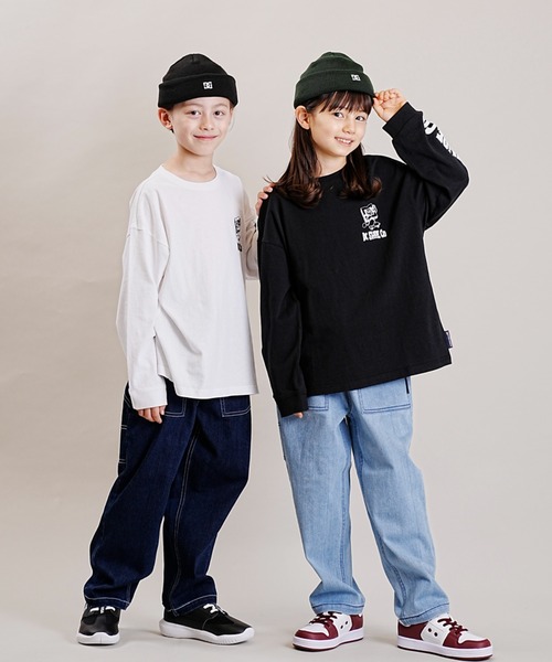 DC(ディーシー)の「DC/ディーシー 23 KD PLAYTIME LS23 キッズ プレイタイム ロングスリーブ ロングTシャツ ロンT スケートボード 親子コーデ YLT234541(Tシャツ/カットソー・キッズ・ブラック/ホワイト・100cm/150cm/160cm/130cm/140cm/120cm/110cm)」の16枚目の写真