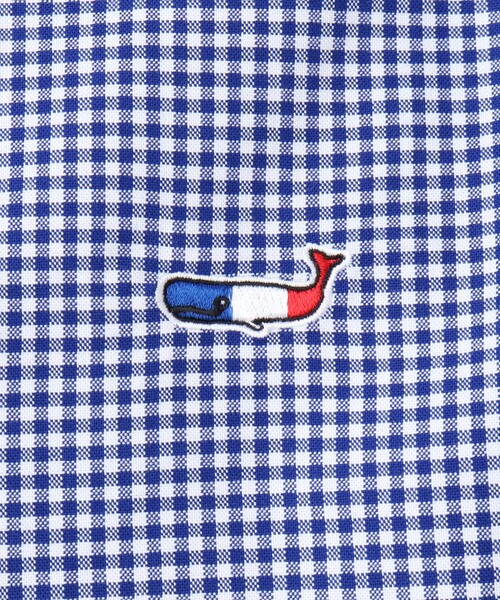 NOLLEY'S goodman（ノーリーズグッドマン）の「クジラ刺しゅう バンドカラーシャツ（シャツ/ブラウス・メンズ・ブルー系その他/ホワイト/ブルー・L/M/XL/S）」の10枚目の写真