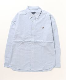 【BEVERLY HILLS POLO CLUB/ビバリーヒルズポロクラブ 】ワンポイントロゴ刺繍 ボタンダウン シャツ 無地 デニム ストライプ チェック