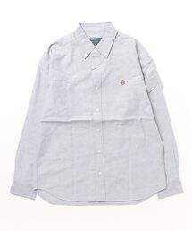 【BEVERLY HILLS POLO CLUB/ビバリーヒルズポロクラブ 】ワンポイントロゴ刺繍 ボタンダウン シャツ 無地 デニム ストライプ チェック