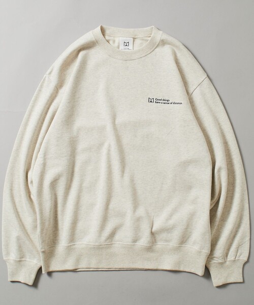 Firsthand(ファーストハンド)の「MA Firsthand/マ ファーストハンド FRENCH TERRY LOGO CREW SWEAT / フレンチテリーロゴスウェット / クルーネック(スウェット・メンズ・オフホワイト/グレー/ブラック/ネイビー・L/M)」の5枚目の写真