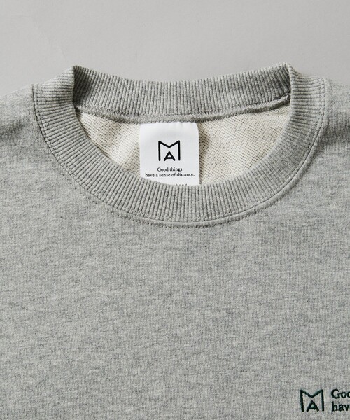 Firsthand(ファーストハンド)の「MA Firsthand/マ ファーストハンド FRENCH TERRY LOGO CREW SWEAT / フレンチテリーロゴスウェット / クルーネック(スウェット・メンズ・オフホワイト/グレー/ブラック/ネイビー・L/M)」の9枚目の写真