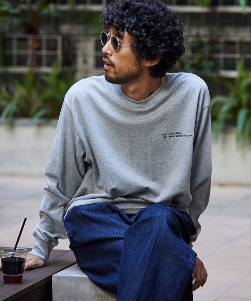 Firsthand(ファーストハンド)の「MA Firsthand/マ ファーストハンド FRENCH TERRY LOGO CREW SWEAT / フレンチテリーロゴスウェット / クルーネック(スウェット・メンズ・オフホワイト/グレー/ブラック/ネイビー・L/M)」の20枚目の写真