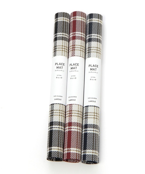 LAKOLE(ラコレ)の「チェック柄ランチョンマット / 972920(ランチョンマット/テーブルウェア・レディース・ネイビー/チャコール/レッド・FREE)」の9枚目の写真