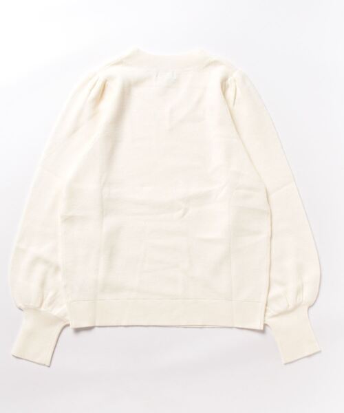alotta(アロッタ)の「Vネックアンジェリーナニット(ニット/セーター・レディース・ホワイト/ベビーピンク・M/LL/L)」の13枚目の写真