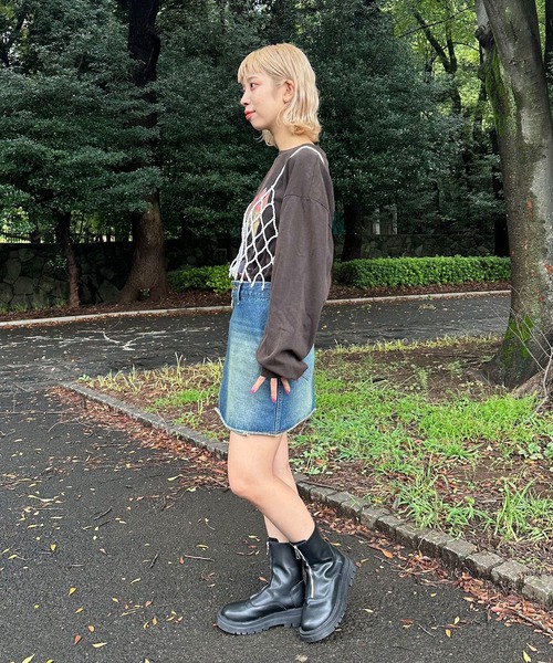 CIAOPANIC（チャオパニック）の「ショートパールビスチェ（キャミソール・レディース・ホワイト/ブラック/シルバー・FREE）」の7枚目の写真