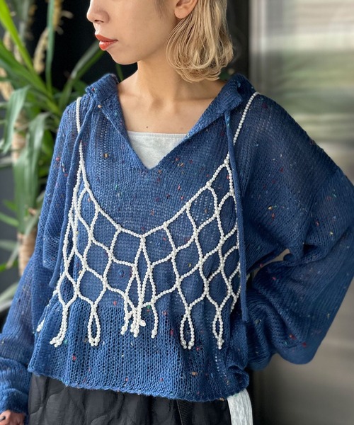 CIAOPANIC（チャオパニック）の「ショートパールビスチェ（キャミソール・レディース・ホワイト/ブラック/シルバー・FREE）」の9枚目の写真