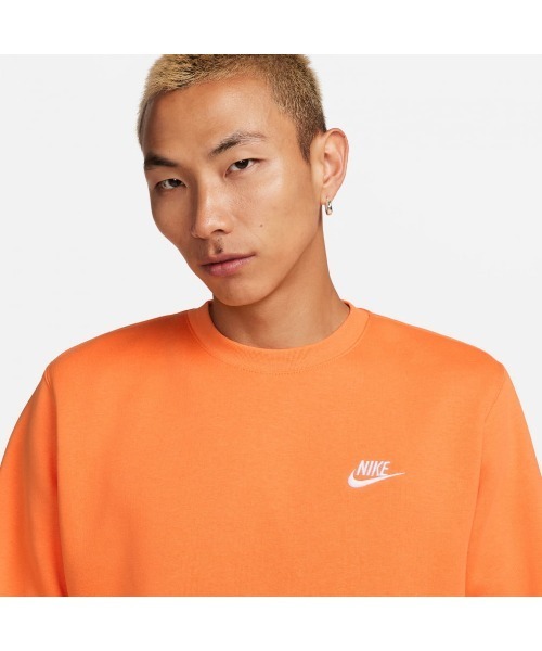 NIKE(ナイキ)の「《NIKEアパレル》クラブ BB クルー(スウェット・メンズ・オレンジ/グレー/ブラック×ホワイト/グリーン・L/XL/M/S/2XL)」の13枚目の写真